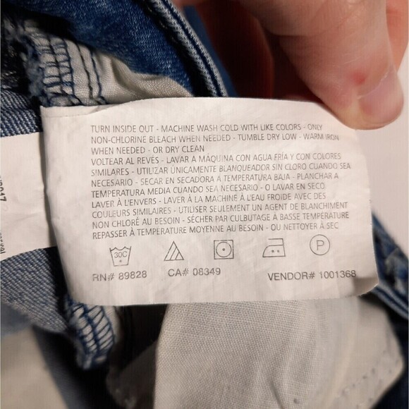 Black Daisy Embroidered Flower Stretch Jeans Junior Size 5/27 Kate Straight Leg - Picture 11 of 14